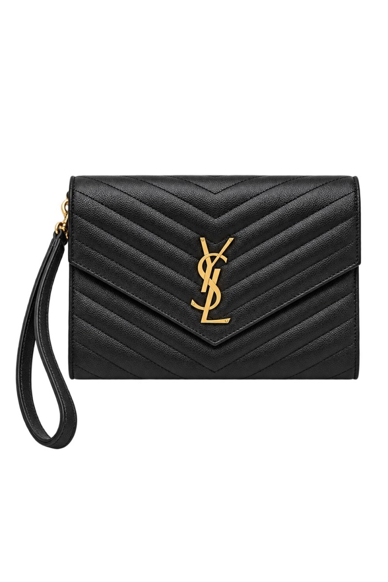 YSL Envelope Pouch Grain De Poudre