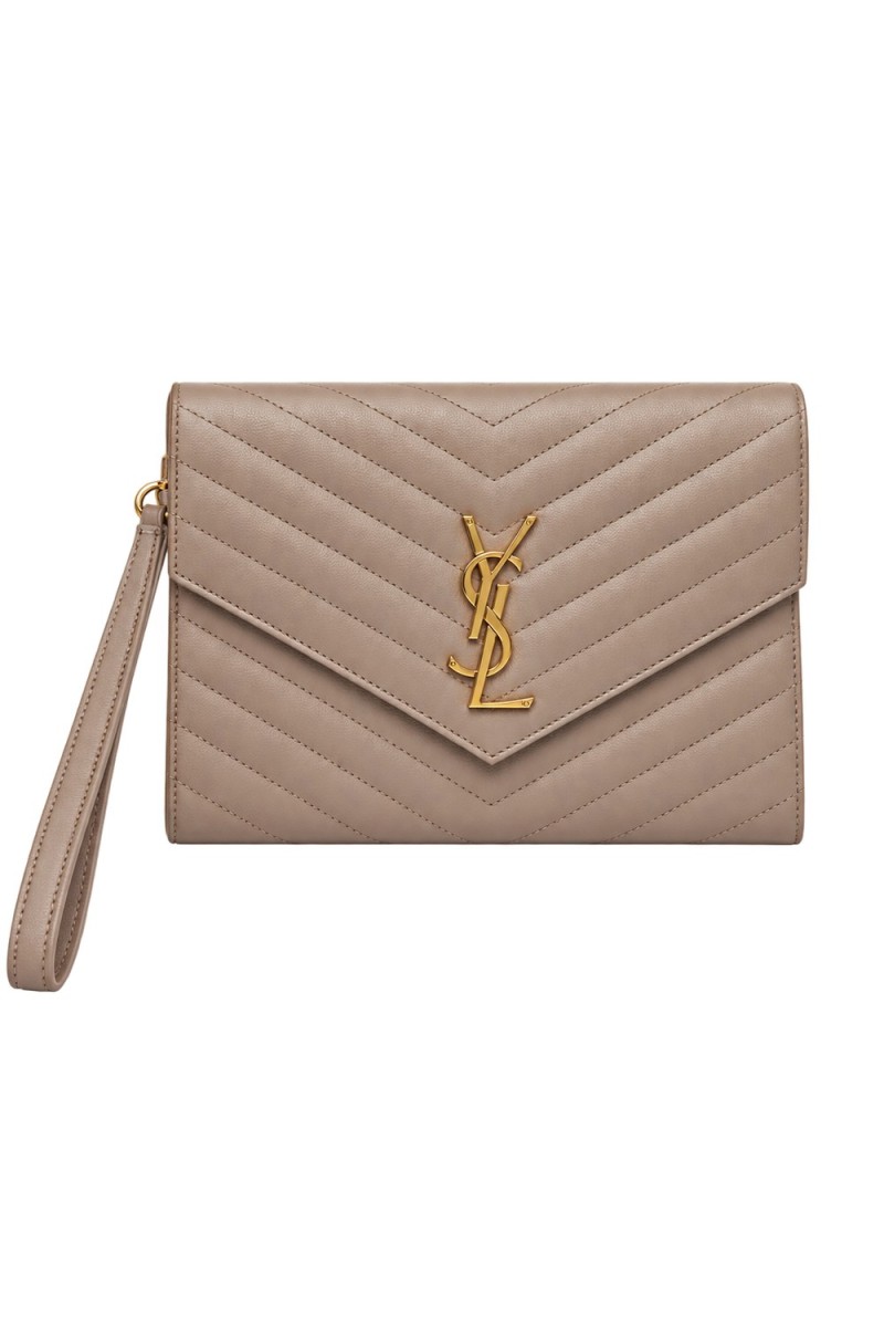 YSL Envelope Pouch Grain De Poudre