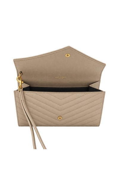 YSL Envelope Pouch Grain De Poudre